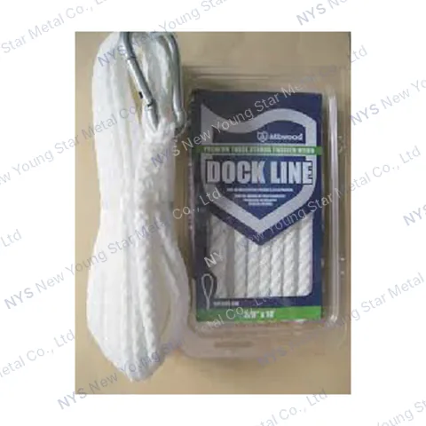 Dock Line (Nylon Twisted Dock Line Pre-Spliced 12")