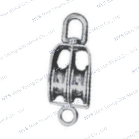 Double Swivel Pulley with Ring