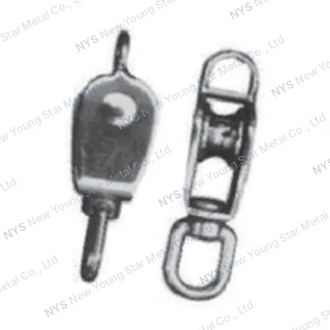 Single Swivel Pulley with Ring