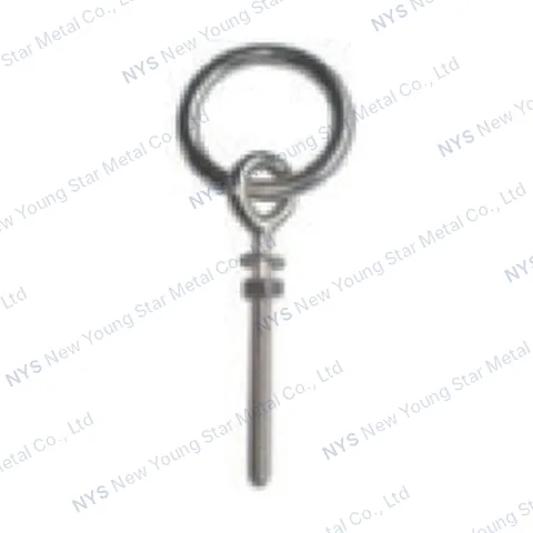 Weld Eye Bolt with Ring and Nut